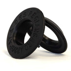 Plastic Eyelets 12mm Snap-N-Tap Heavy Duty Tarpaulin Repair Kit - Tool-Free Weatherproof Fasteners in Multiple Colors Black