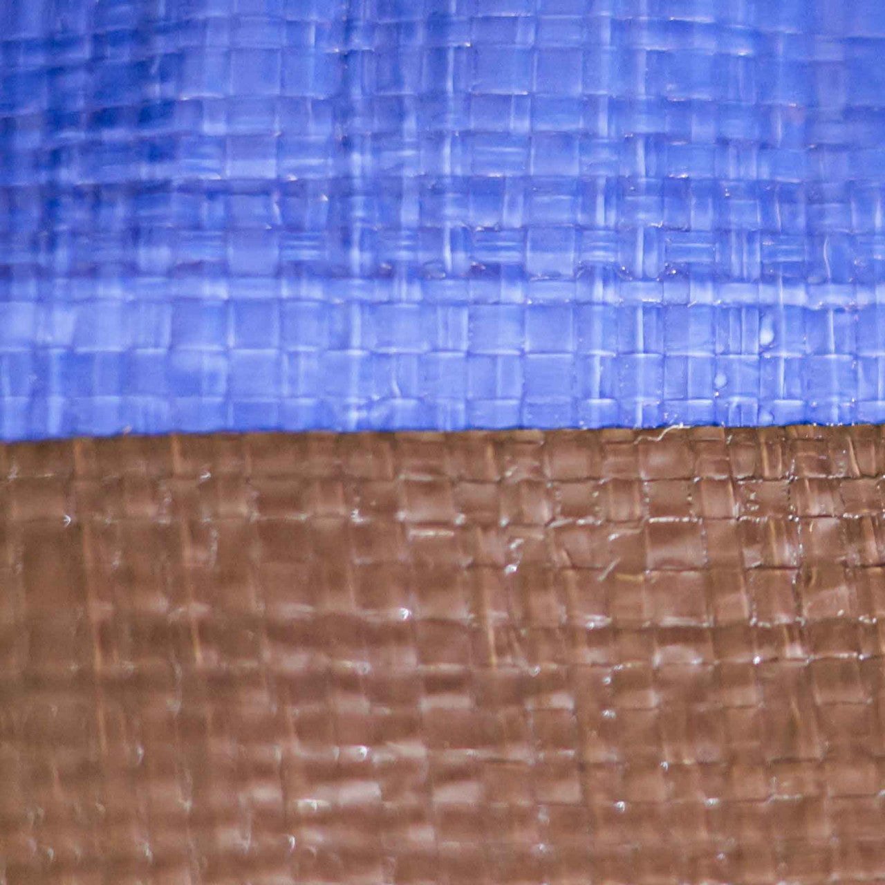 Heavy Duty Tarpaulin 185gsm – Brown Blue Waterproof Tarp for Professional and Outdoor Use with Reinforced Eyelets