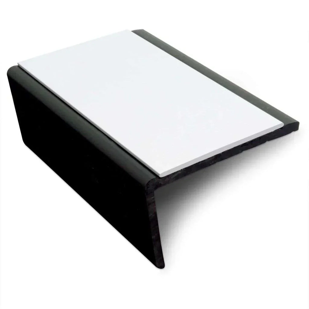 NHB 72x38mm Heavy Duty Hard Nose PVC Stair Nosing – Non-Slip Profile