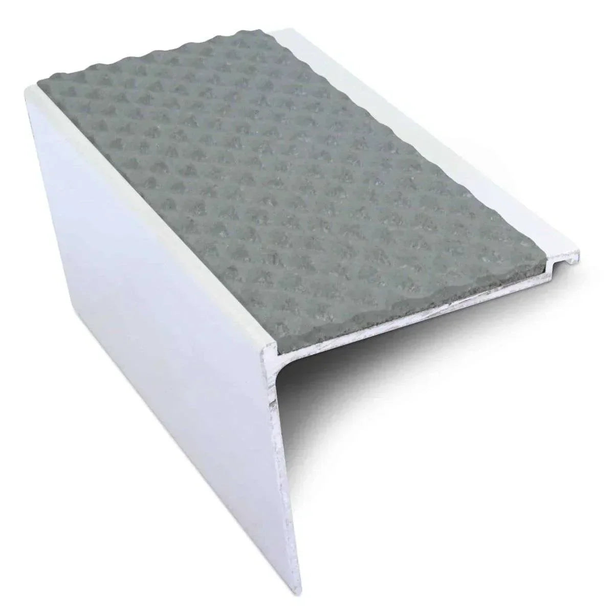 63mm Aluminium Stair Edge with Tredsafe Anti-Slip Insert – NHD06