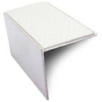NSL19 Tredsafe 56 x 55mm DDA Compliant Aluminium Non Slip Stair Nosing Edge Trim With Pvc Insert