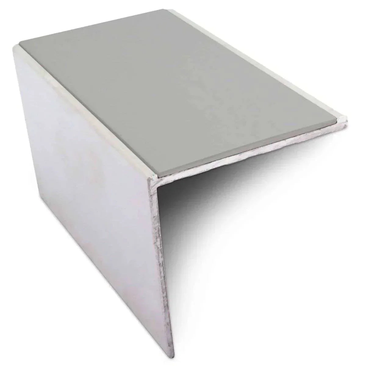 NSL19 Tredsafe 56 x 55mm DDA-Compliant Aluminium Stair Nosing with PVC Insert