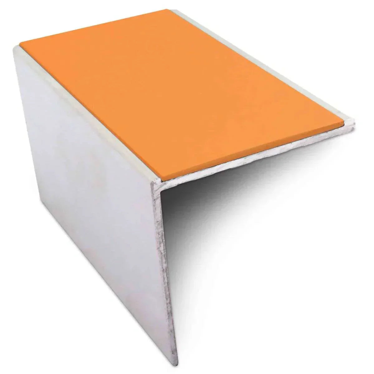 NSL19 Tredsafe 56 x 55mm DDA-Compliant Aluminium Stair Nosing with PVC Insert