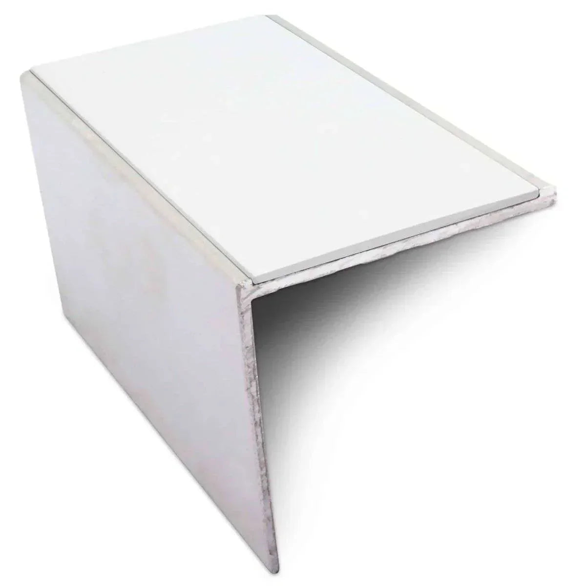 NSL19 Tredsafe 56 x 55mm DDA-Compliant Aluminium Stair Nosing with PVC Insert
