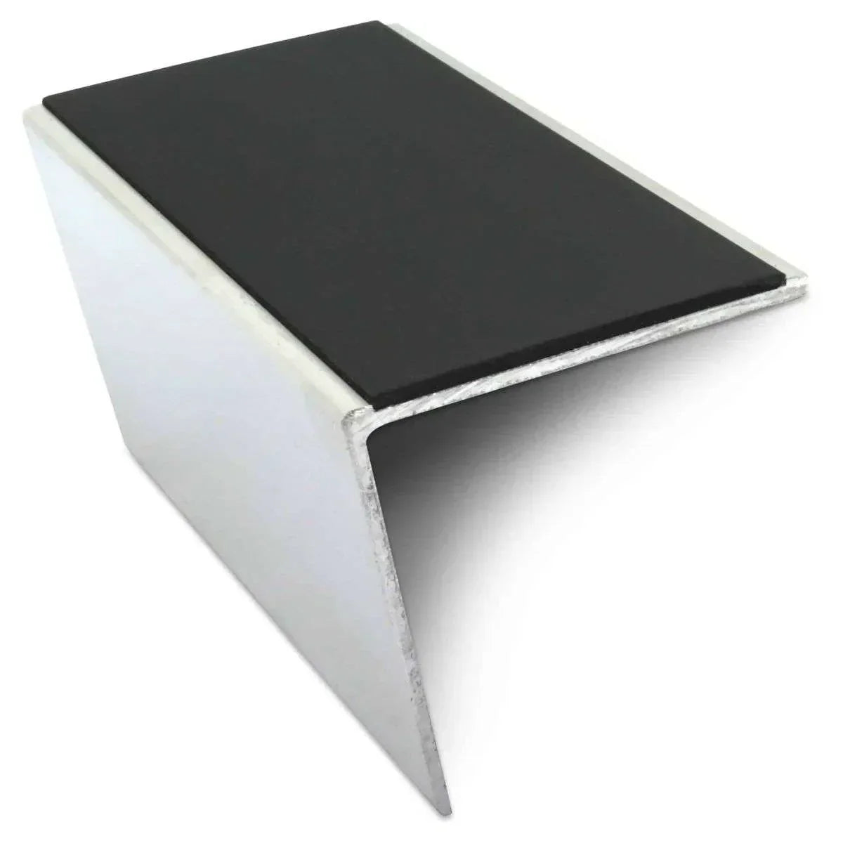 NSL20 57 x 55mm Aluminium Stair Nosing – DDA-Compliant with PVC Safety Insert