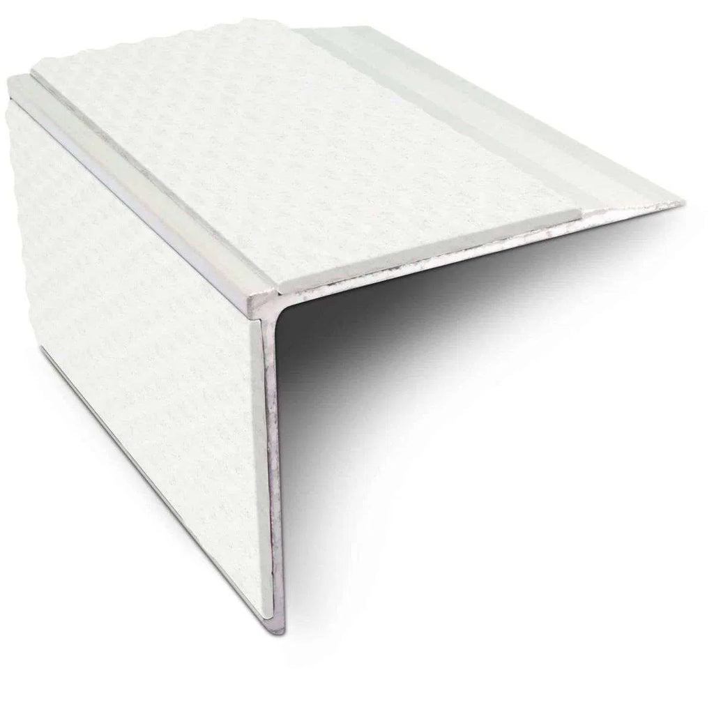 NSL27 75 x 58mm Aluminium DDA-Compliant Stair Nosing with PVC Grip Insert