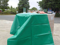 Heavy Duty Waterproof Tarpaulin Sheet 570GSM Forest Green PVC Coated – Heavy Duty Industrial Cover with Reinforced Steel Eyelets