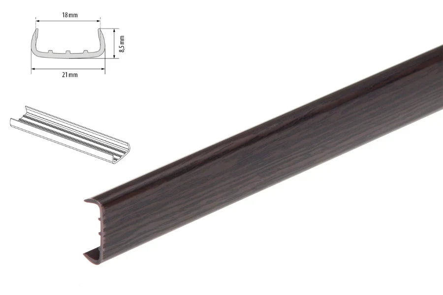 PVC Melamine Furniture Board Panel Cover U Trim Edging Strip