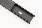 PVC Plastic Cover Mini Cable Trunking Srew Fix Wire Conduit Black