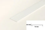 PVC Plastic TW Black White Anthracite Flat Bar Strip