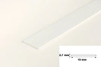 PVC Plastic TW Black White Anthracite Flat Bar Strip