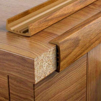 PVC U Section Melamine Furniture Edge Trim – 18mm x 2.6m
