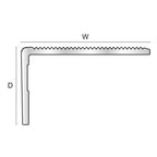 NRA50 – Retro fit Aluminium Stair Nosing