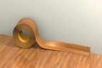 Self-Adhesive Flexible PVC Skirting Board 28×24mm – 5m Soft Floor & Wall Edge Trim, Wood Effect