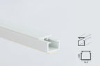 Self-Adhesive White PVC Plastic Cover Mini Cable Trunking Wire Conduit
