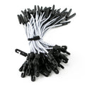 Bungee Cord Ties 30cm – Heavy Duty Elastic Fasteners for Tarpaulins, Scaffold Sheeting, and Debris Netting (Pack of 25)