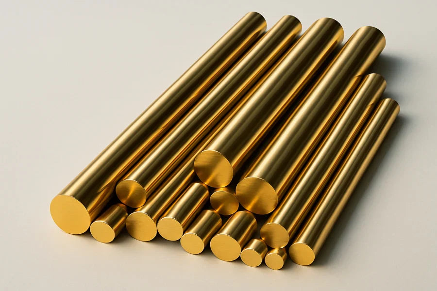 Solid Metal Milling Turning DIY Brass Round Bar Rod Various Diameters