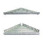 Stainless Steel Reversible Shower Shelf – Durable & Modern