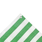 Heavy Duty Striped Waterproof Tarpaulin Sheet 170gsm - Reinforced Market Stall Cover with Eyelets - UV Protected UK Tarp
