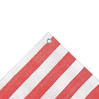 Heavy Duty Striped Waterproof Tarpaulin Sheet 170gsm - Reinforced Market Stall Cover with Eyelets - UV Protected UK Tarp