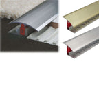 TTC 40mm Aluminium T-Bar Door Threshold Trim – Adjustable with Pivot Clip