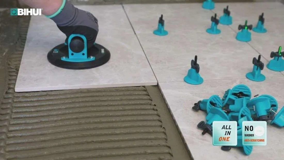 BIHUI 50-Piece Reusable Tile Leveling Set – All-in-One System