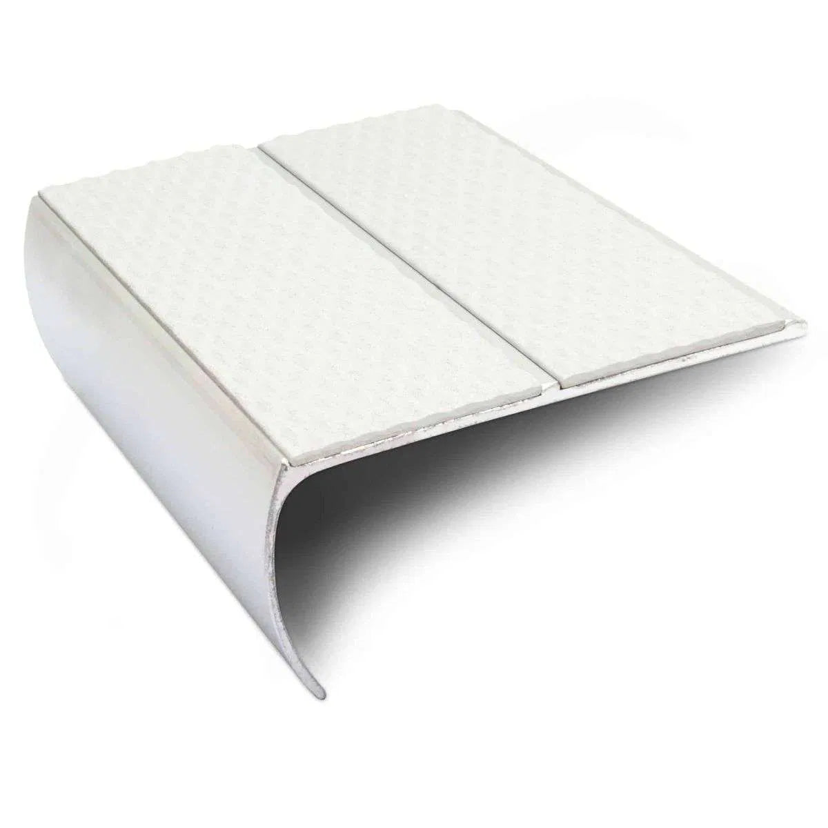 NSL29 87 x 40mm Aluminium Stair Nosing with PVC Anti-Slip Insert