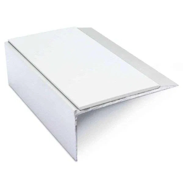 NSL15 66 x 32mm Aluminium Stair Edge Trim with PVC Anti-Slip Insert