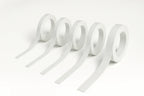 White PVC Plastic Bar Strip Roll Flat Architrave Trim Various Sizes