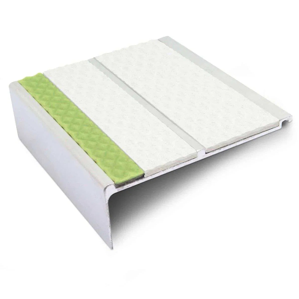 AHD11 91 x 32mm Aluminium Tredsafe Non Slip Stair Edge Trim