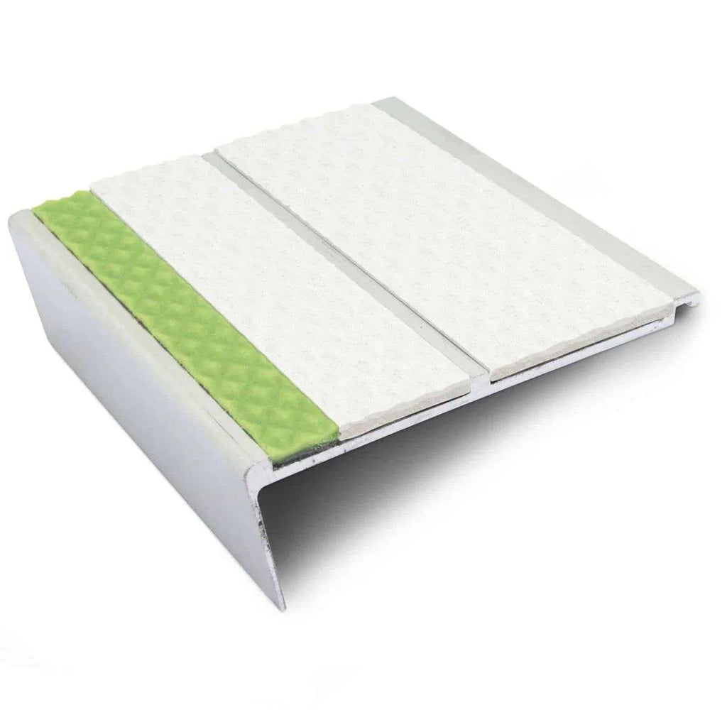 AHD12 93 x 32mm Aluminium Tredsafe Non Slip Stair Edge Trim