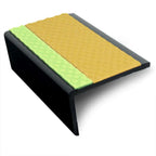 ASR - 63 x 35mm Tredsafe Non Slip Aluminator® Slimline PVC Stair Nosing