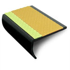 ASB 65 x 36mm  Non Slip Tredsafe Aluminator Slimline PVC Stair Nosing