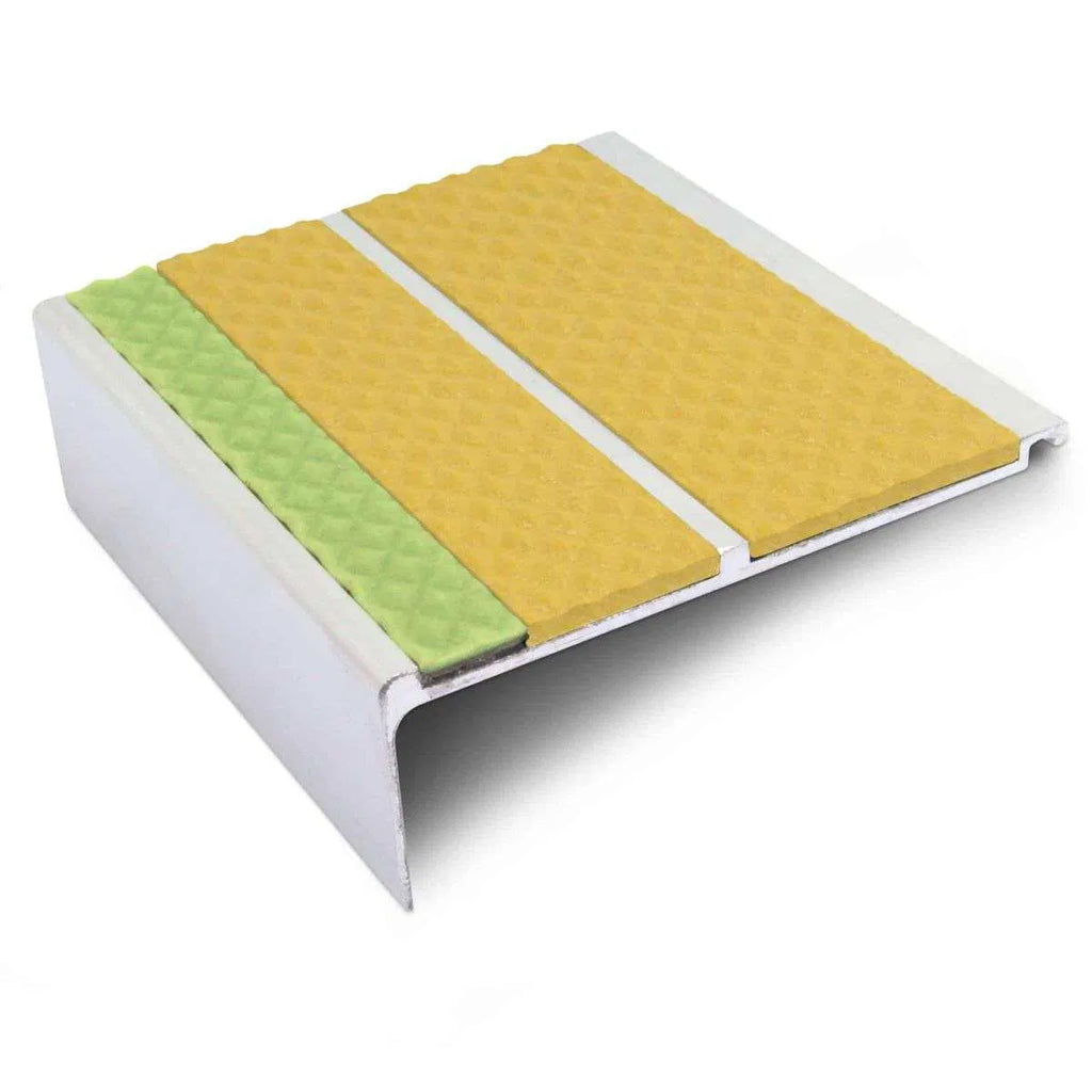 AHD11 91 x 32mm Aluminium Tredsafe Non Slip Stair Edge Trim