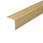 A41 35 x 35mm Anodised Aluminium Non Slip Ribbed Treads Stair Nosing Edge Trim