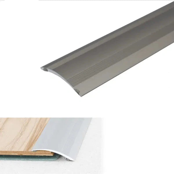 Metal strip with 'INOX' label on a white background