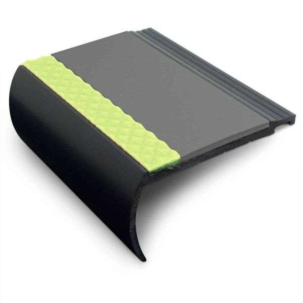 AHB 72x38mm Aluminator® Heavy Duty PVC Stair Nosing – Non-Slip Aluminium Edge