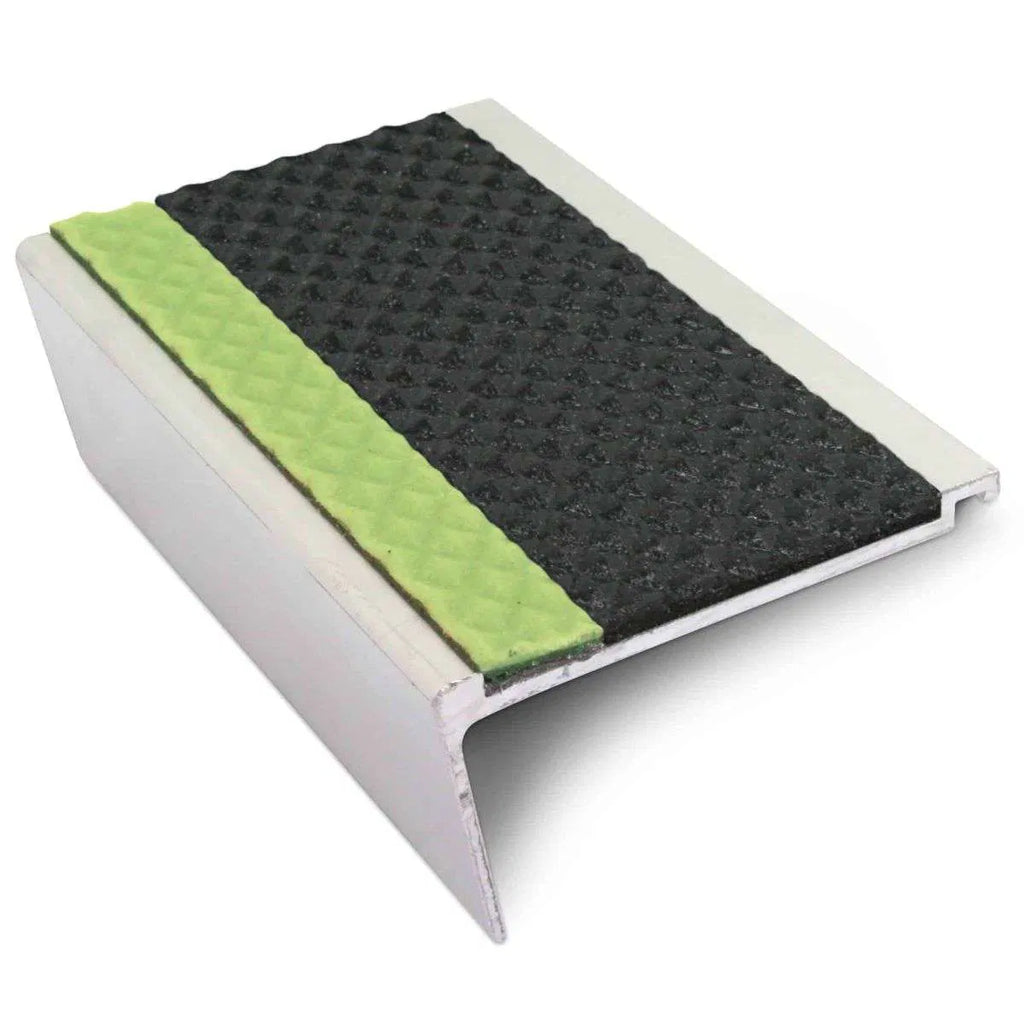 AHD06 63 x 32mm Aluminium Non Slip Stair Edge – Tredsafe Safety Trim