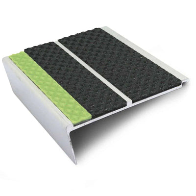 AHD12 93 x 32mm Aluminium Tredsafe Non Slip Stair Edge Trim