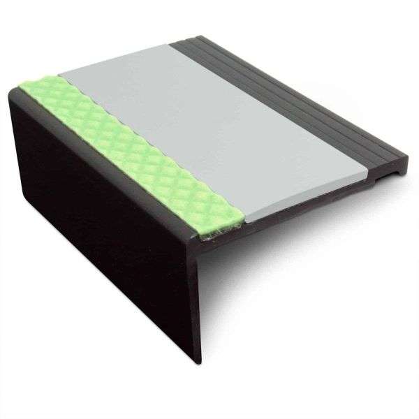 AHP 67.5x39mm Aluminator® Heavy Duty PVC Stair Nosing – Non-Slip Aluminium Edge