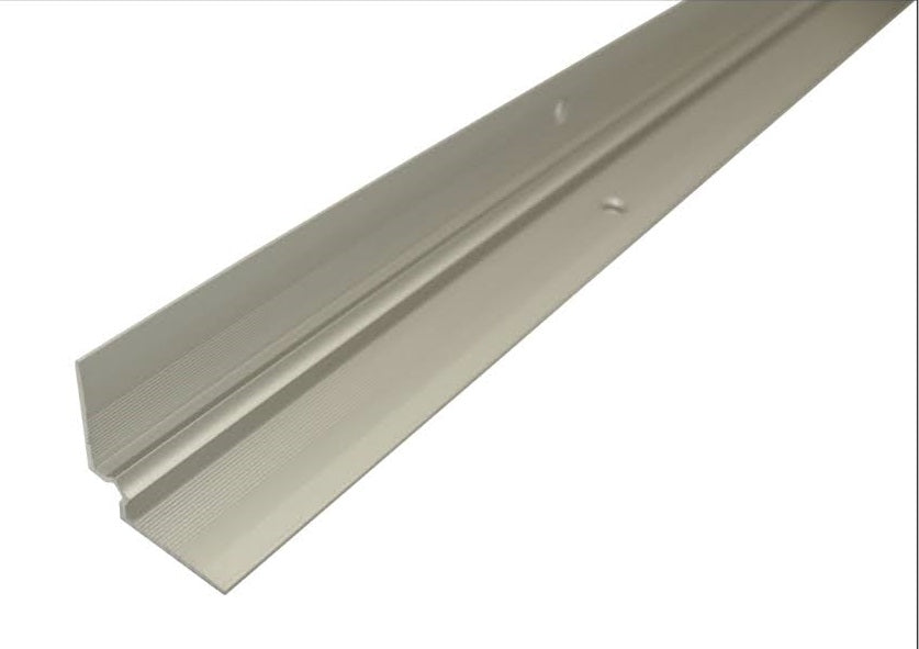 Metallic strip on a white background