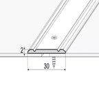 A02 30mm Anodised Aluminium Flat Door Threshold Strip