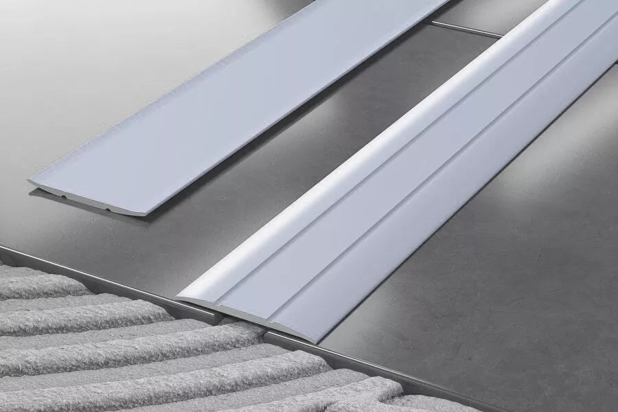 Aluminium Door Threshold Strip Self-Adhesive - 38mm x 900mm Anodised Transition Trim- LPP38K