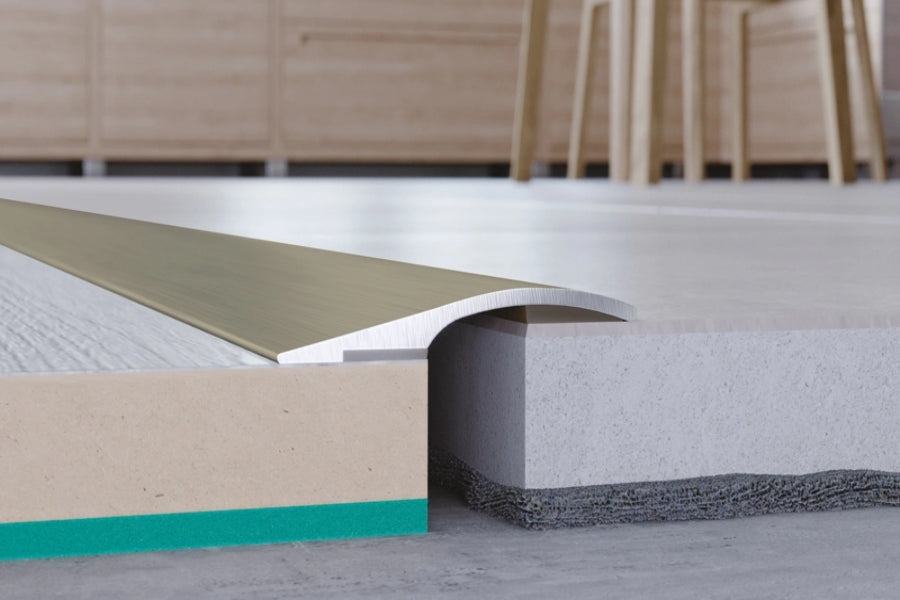 Aluminium Door Threshold Ramp Strip 26 MM x 0.93 M & 1.86 M Length Self Adhesive Anodised PRO26