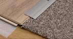 Aluminium Door Threshold Strip 37 MM x 1 M Length Anodised Screw-Fix Champagne Gold Silver DTPS37