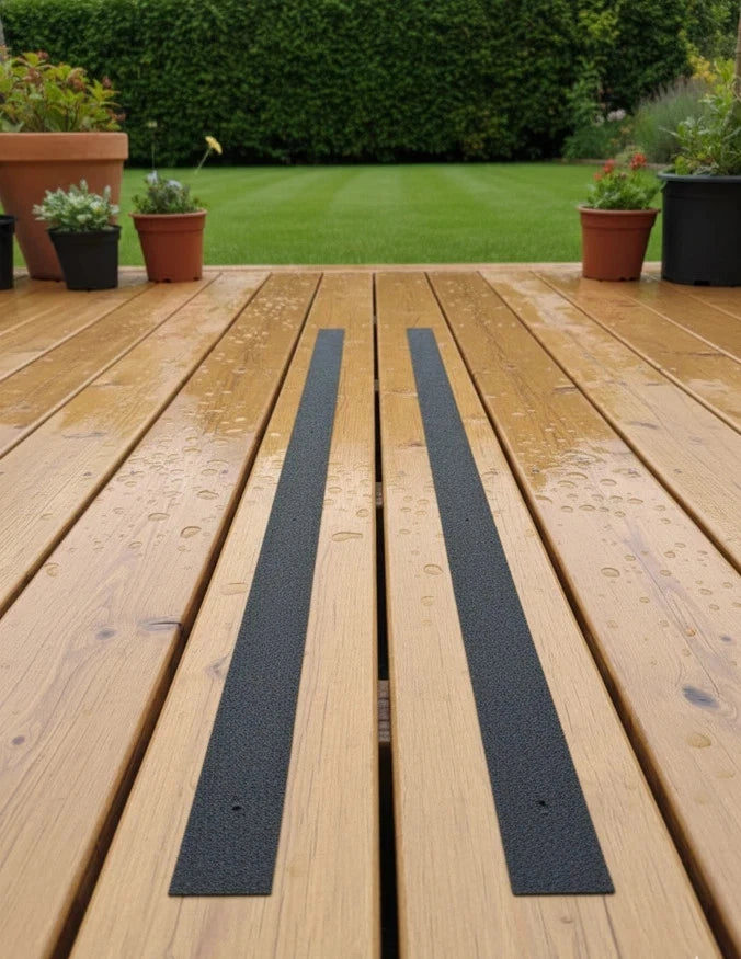 Anti-Slip Decking Strips – GRP TreadGrip 50mm | Screws Included
