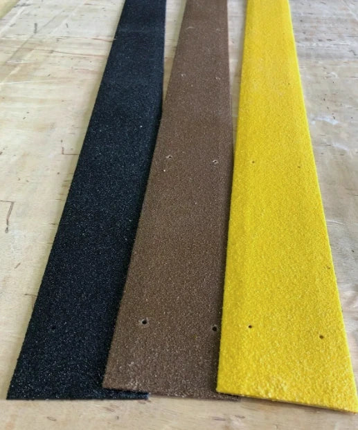 Anti-Slip Decking Strips 50mm & 90mm – GRP TreadGrip | Pre-Drilled, Free Screws