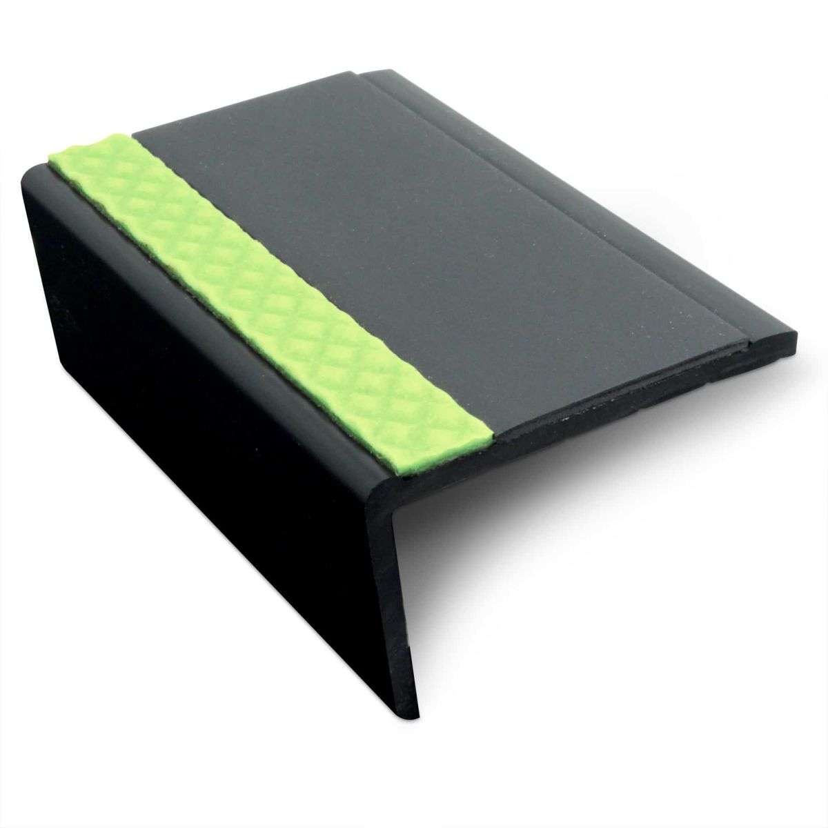 ASP 62.5x35mm Aluminator® Slimline PVC Stair Nosing – Non-Slip Aluminium Edge
