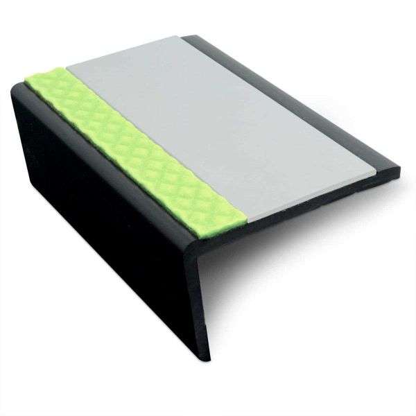 ASP 62.5x35mm Aluminator® Slimline PVC Stair Nosing – Non-Slip Aluminium Edge