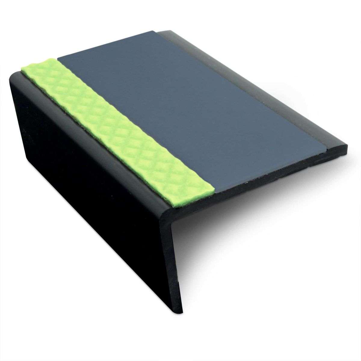ASP 62.5x35mm Aluminator® Slimline PVC Stair Nosing – Non-Slip Aluminium Edge